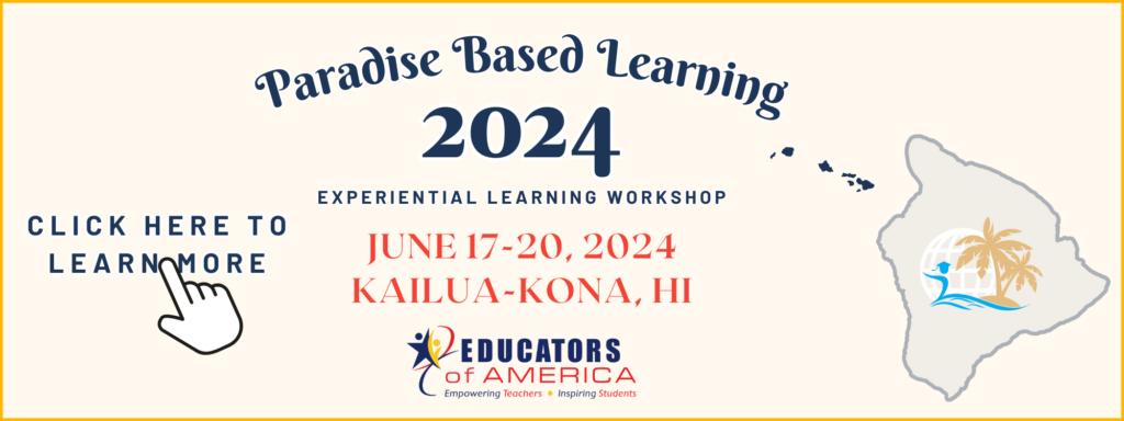 Paradise Based Learning 2024 Experiential Learning Workshop: Project Based Learning Conference 